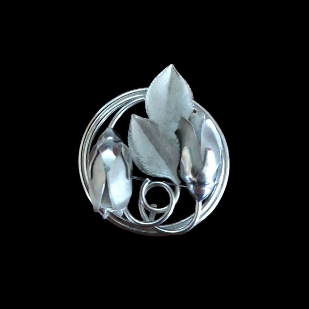 HSB Sterling Rose Pin
